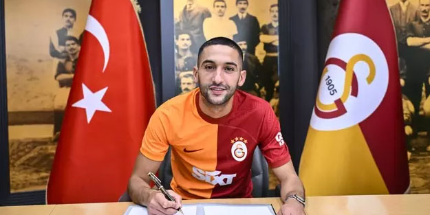 Galatasaray taraftarının beklediği haber sonunda geldi! Hakim Ziyech sürprizi
