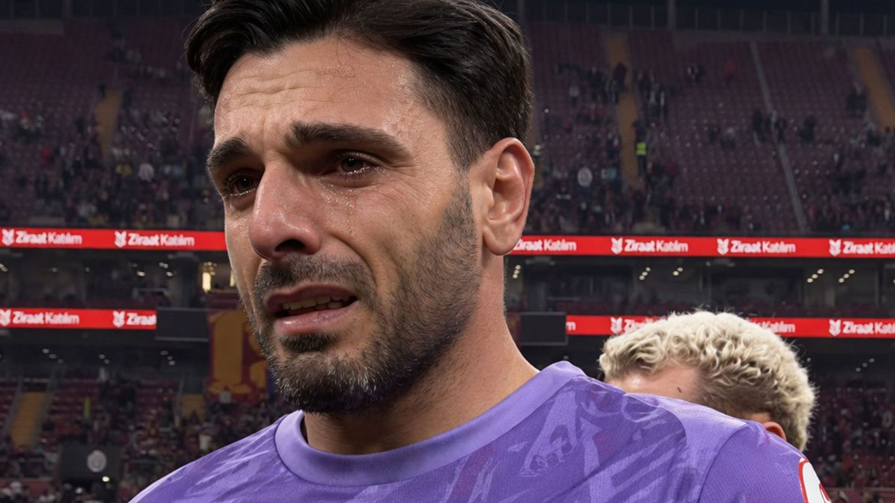 Galatasaray taraftarının protestosuna maruz kalan Günay hüngür hüngür ağladı