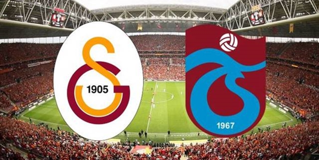 Galatasaray-Trabzon maçında ilk 11'ler belli oldu