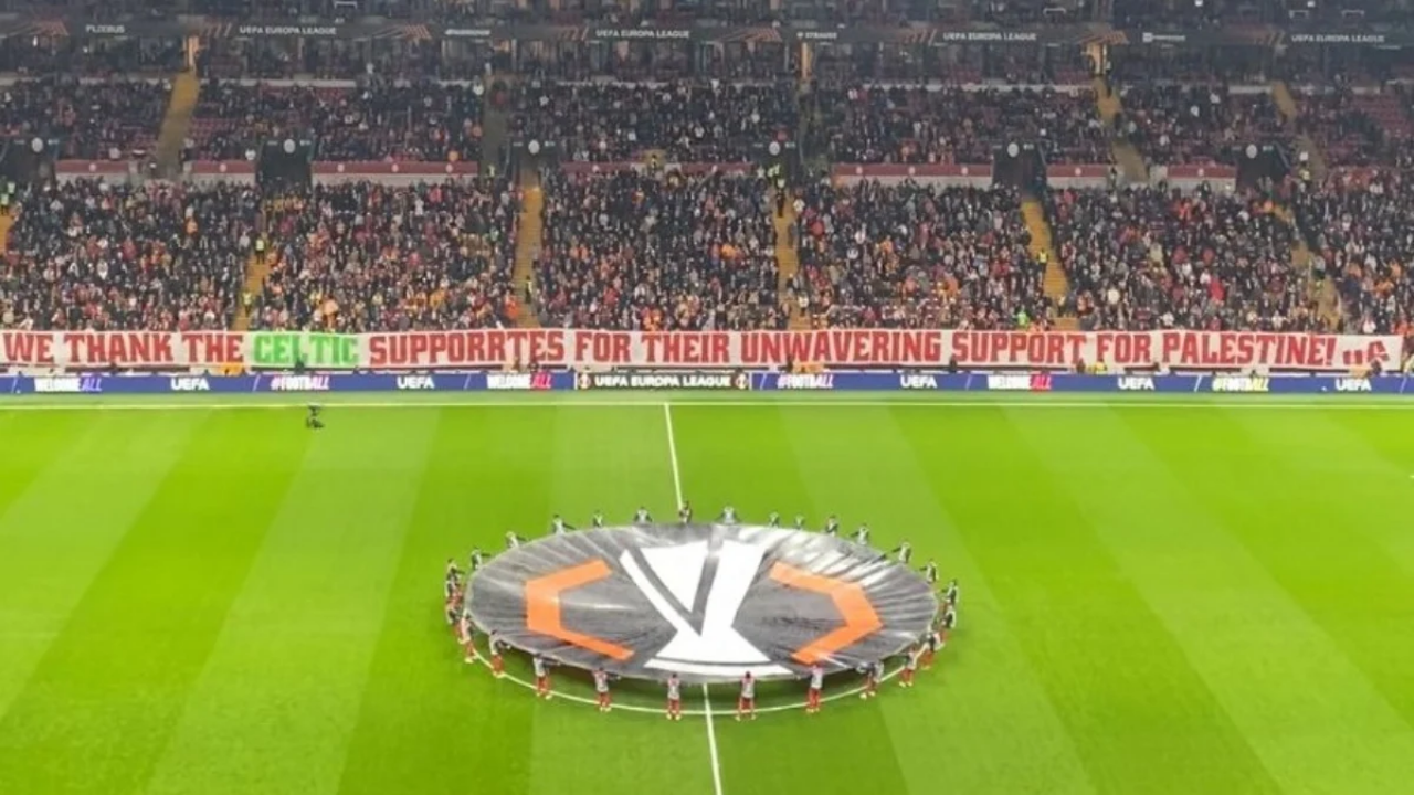Galatasaray ve Celtic taraftarlarından ‘Gazze’ koalisyonu!