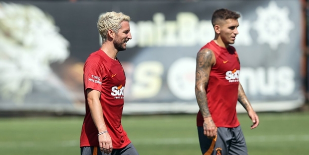 Galatasaray'da Mertens ve Torreira Ümraniye maçında ilk 11'de başlayacak