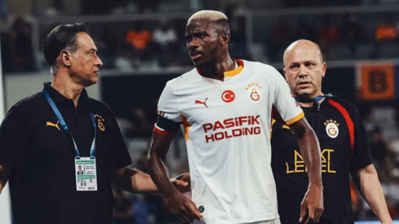 Galatasaray'da sakatlık şoku! Yıldız golcü Victor Osimhen maçı tamamlayamadı!