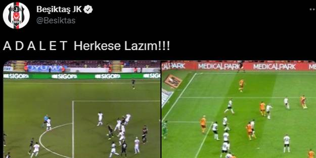 Galatasaray'dan Beşiktaş'a ADALET yanıtı!