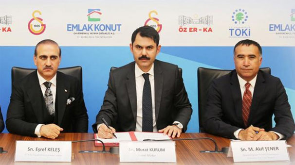 Galatasaray'ın Florya arazisinin de bulunduğu arsa için imzalar tamam