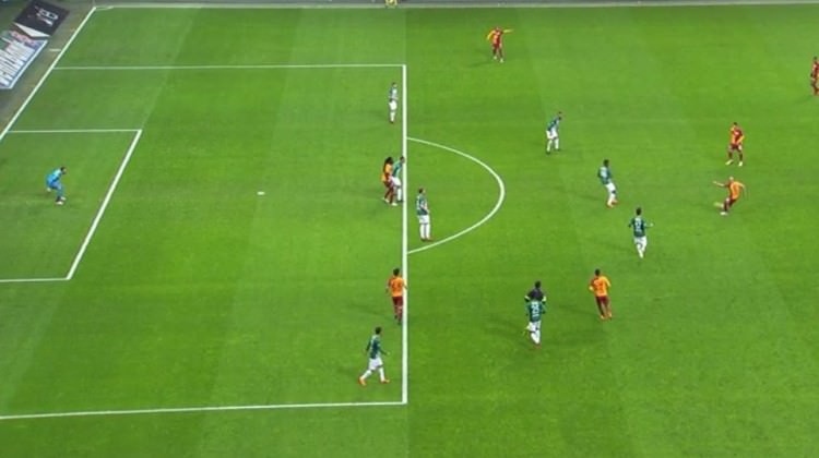 Galatasaray'ın golünde ofsayt...