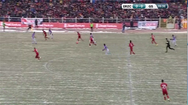 Galatasaray'ın maçı arızaya takıldı