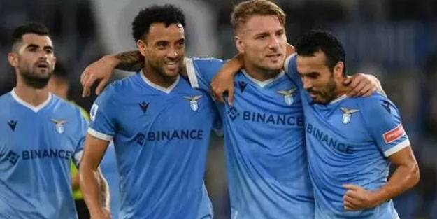 Galatasaray'ın rakibi Lazio gol oldu yağdı