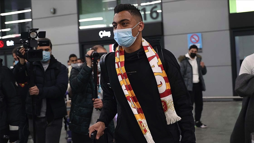 Galatasaray'ın yeni transferi Mustafa Muhammed, İstanbul'da