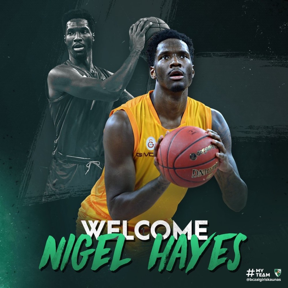 Galatasaraylı Nigel Hayes, Zalgiris Kaunas ile anlaştı 