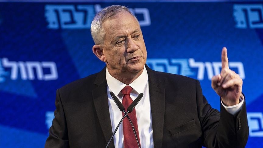 Gantz Netanyahu'nun hükümetine katılmayı kabul etmedi