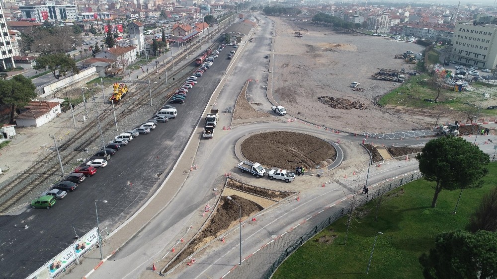 Gar yolunda çalışmalar son sürat 
