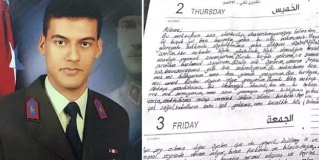 Gara şehidi astsubayın terör örgütünün elindeyken yazdığı mektup ortaya çıktı