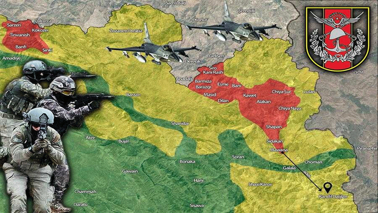 Gara ve Metina'da 14 terörist etkisiz hale getirildi