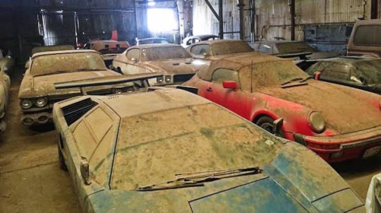 Garajdan servet çıktı!