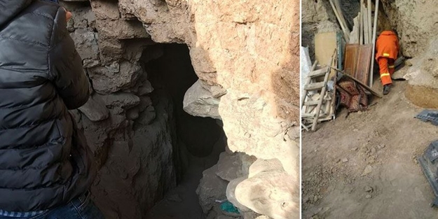 Garnizon Komutanlığı'na doğru kazılmış tünel bulundu