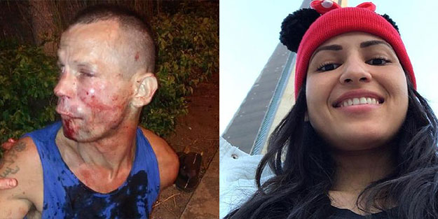 Gasp etmeye çalıştığı kadın UFC dövüşçüsü çıkınca...