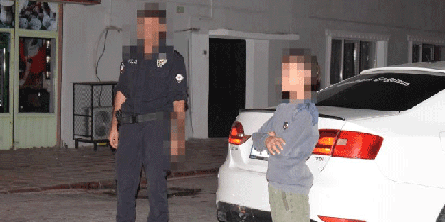 Gasp ettikleri araçla kaçarken kaza yaptılar