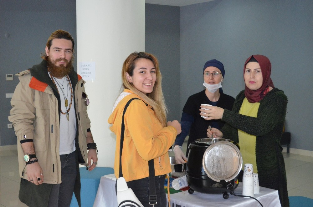 Gastronomi öğrencilerinden çorba sürprizi 