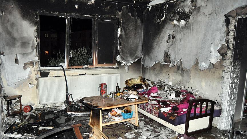 Gaz sıkışması sonucu patlama: 2 yaralı