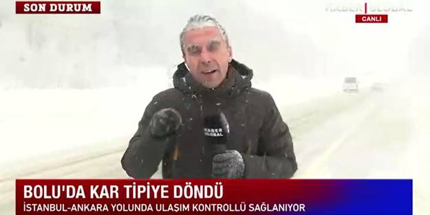Canlı yayında korkutan anlar! Haber Global ekibi ölümden döndü