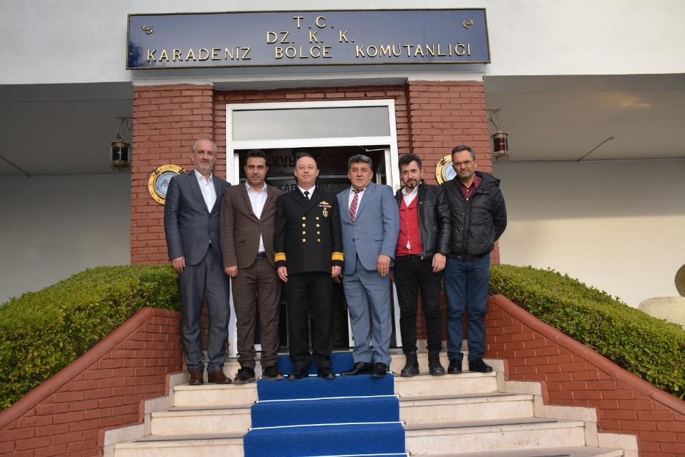 Gazeteciler Derneği Komutan Uyar’a nezaket ziyareti 