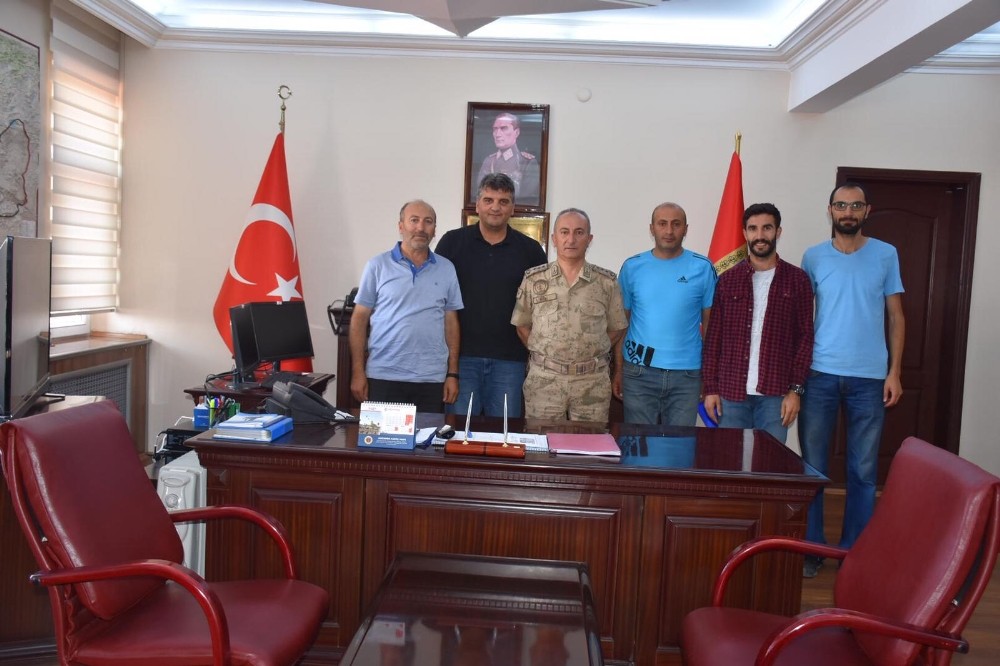 Gazetecilerden Jandarma Komutanı Kılıç’a veda ziyareti 