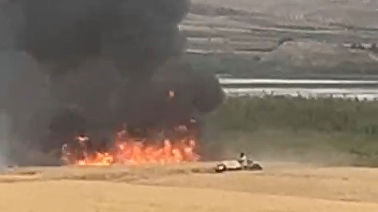 Gaziantep alev alev yandı! 50 dönüm arazi kül oldu