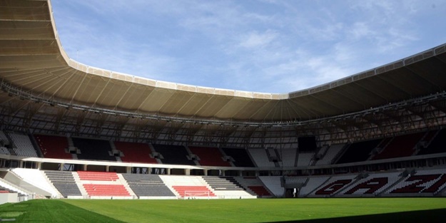 Gaziantep Arena'da son rötuşlar