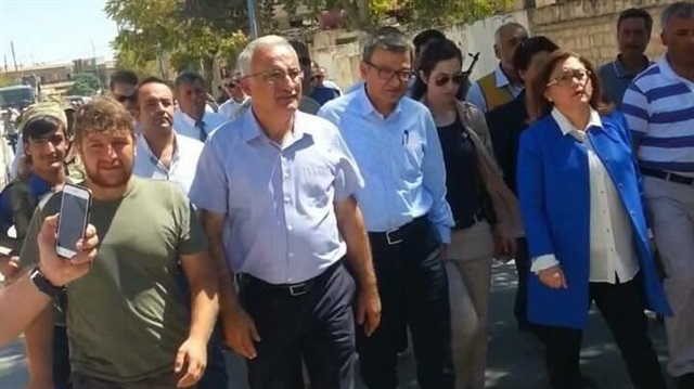 Gaziantep Büyükşehir Belediye Başkanı Fatma Şahin Cerablus'ta