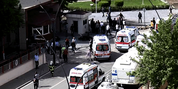Gaziantep Emniyet Müdürlüğü'ne hain saldırı!