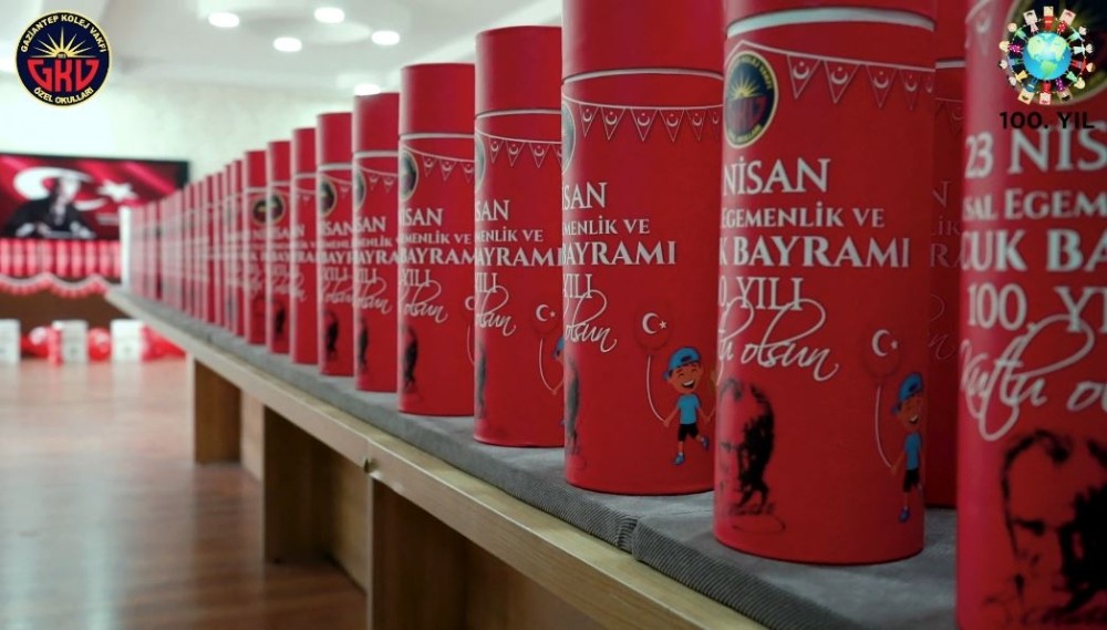Gaziantep Kolej Vakfı Özel Okulları öğrencilerini unutmadı 
