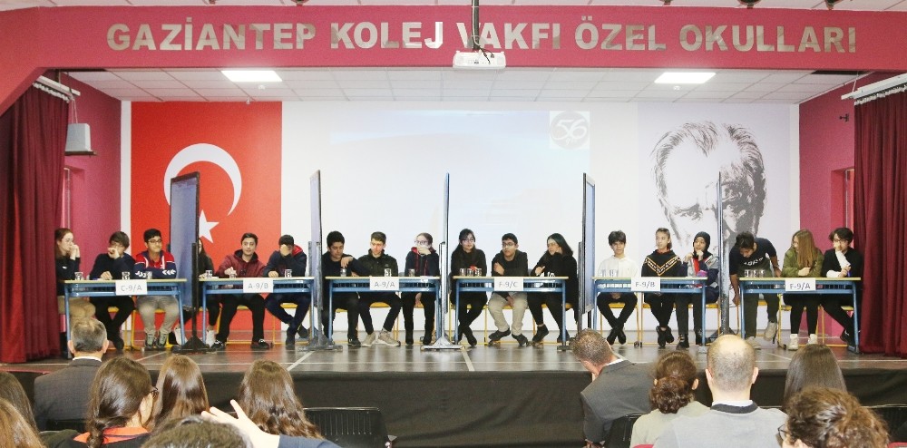 Gaziantep Kolej Vakfı’nda bilgi yarışması heyecanı 