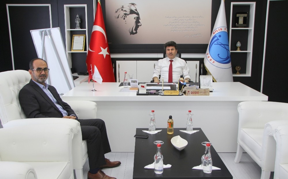 Gaziantep Müftüsü Çelik Rektör Karacoşkun’la bir araya geldi 