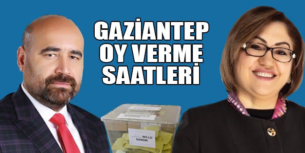 Gaziantep oy kullanma saati 2019 Gaziantep yerel seçim sonuçları