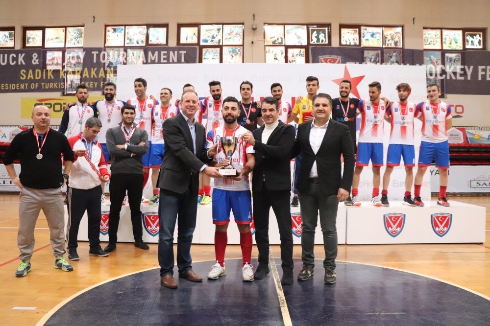 Gaziantep Polisgücü Avrupa şampiyonluk kupasını aldı 