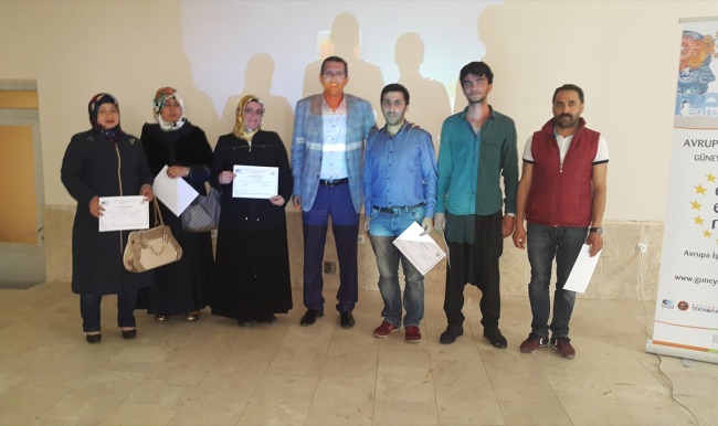 Gaziantep'de girişimci adaylarına sertifika verildi