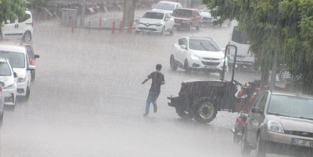 Gaziantep'de sağanak etkili oldu