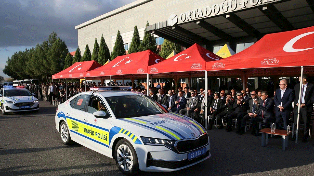 Gaziantep'e 50 Yeni Motosiklet! Emniyet ve Jandarma Filoları Güçlendi