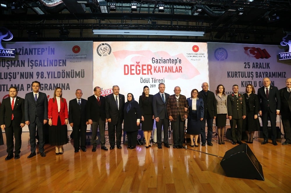 Gaziantep’e değer katanlar ödüllendirildi 