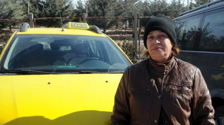 Gaziantep'in tek kadın taksi şoförü