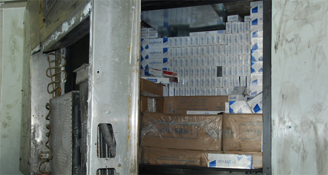 Gaziantep’te 175 bin paket kaçak sigara ele geçirildi