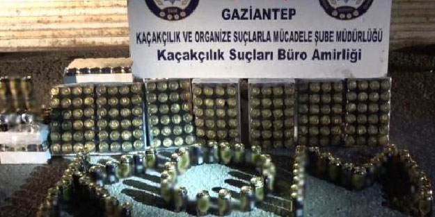 Gaziantep'te 22 ton 239 litre sahte içki ele geçirildi
