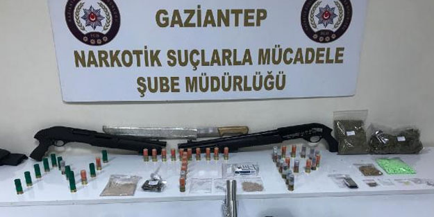 Gaziantep'te 25 adrese uyuşturucu operasyonu: 10 tutuklama