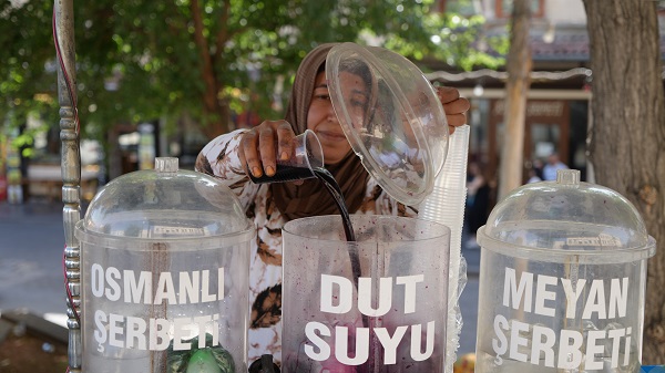 Gaziantep'te böyle serinliyorlar