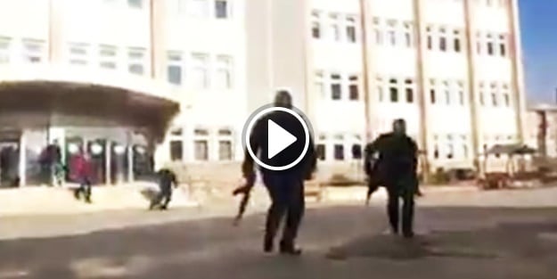 Gaziantep'te çatışma anları kamerada!