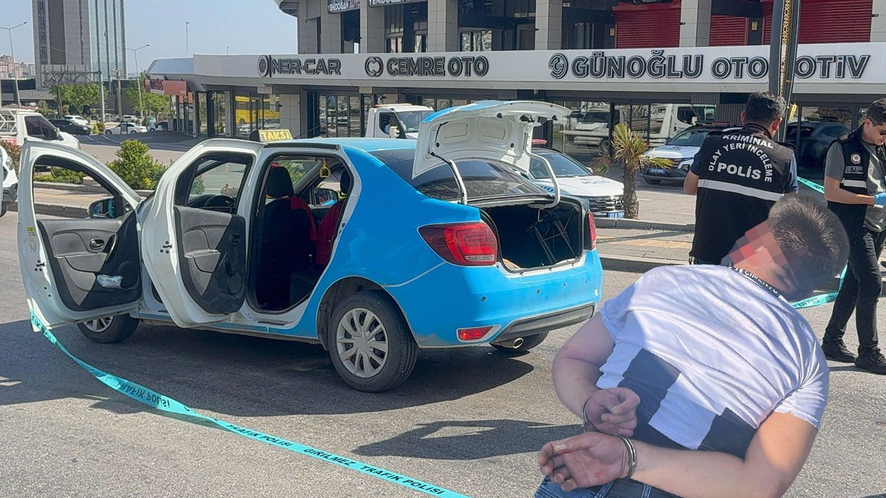 Gaziantep’te dehşet anları: Kız arkadaşı ile taksiciyi rehin alıp polisle çatıştılar!