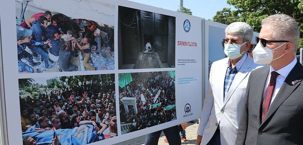 Gaziantep'te “Direnen Filistin” fotoğraf sergisi açıldı