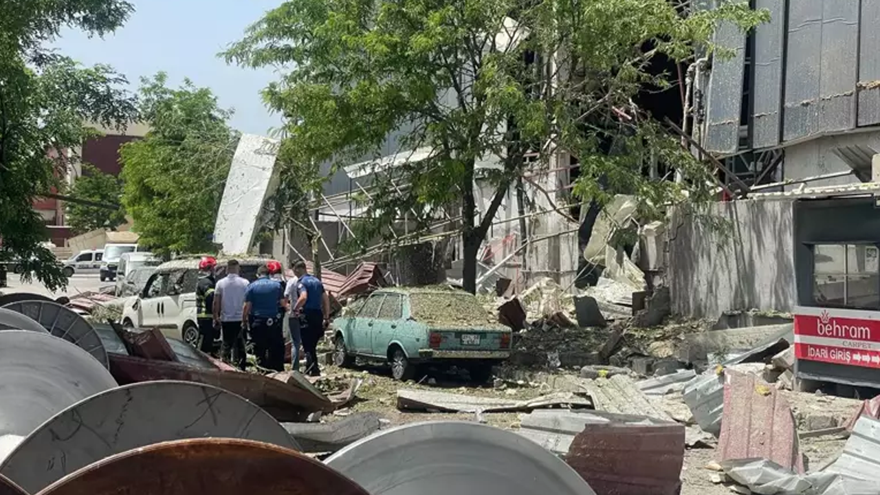 Gaziantep’te halı fabrikasında patlama!