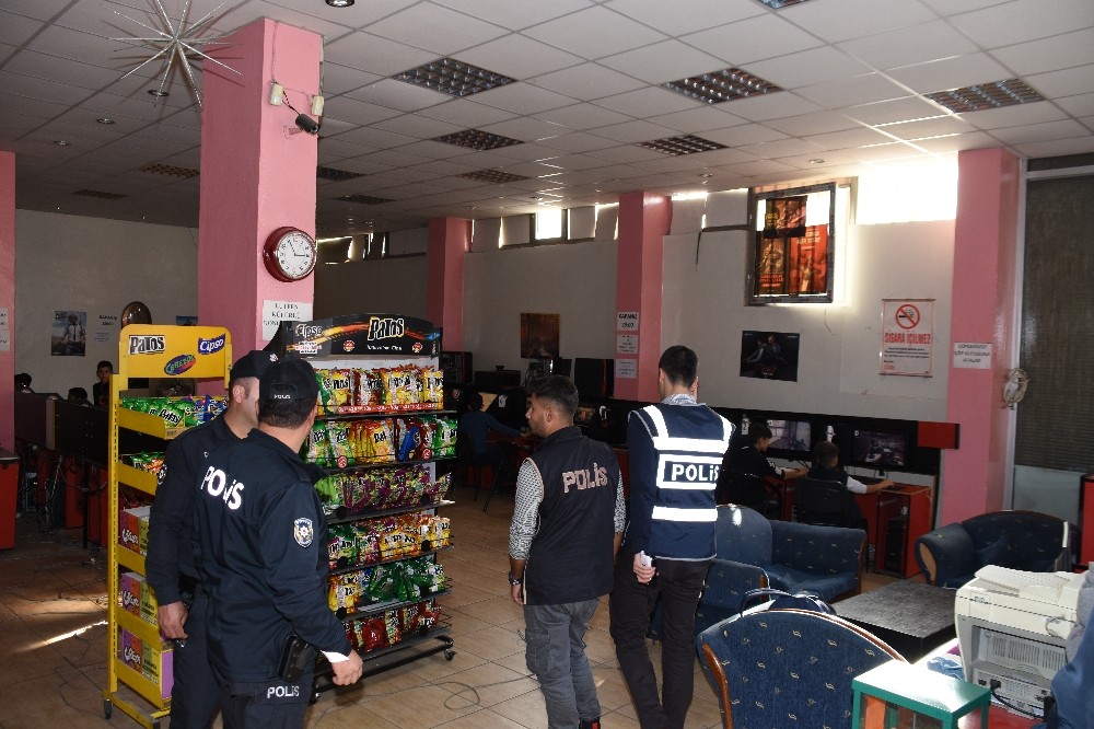 Gaziantep’te internet kafe ve oyun salonlarına denetim 