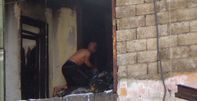 Gaziantep'te iplik atölyesinde korkutan yangın